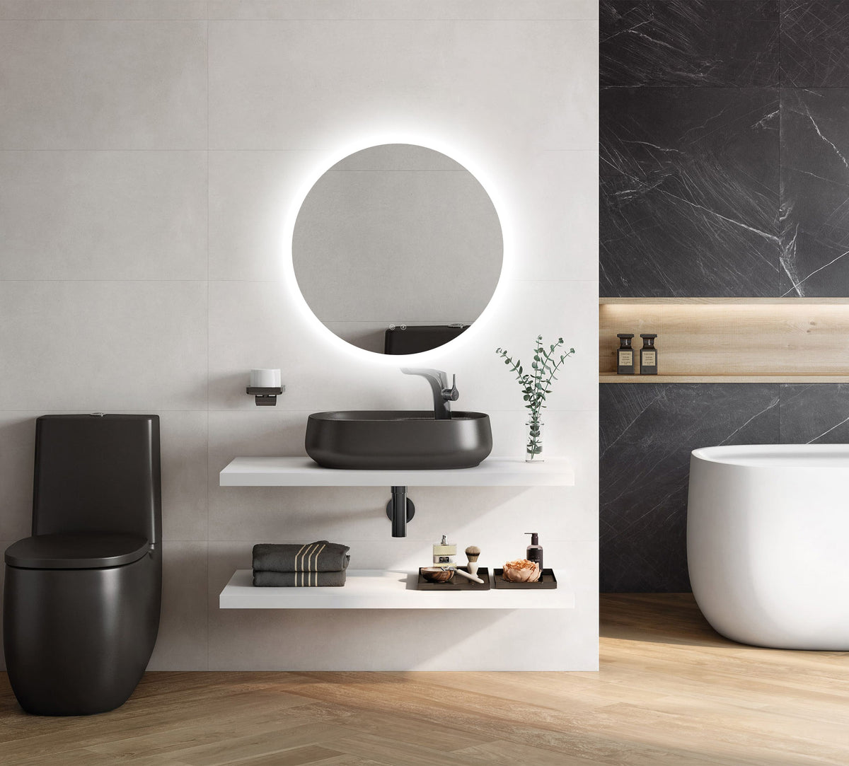 LED-spejl Ares