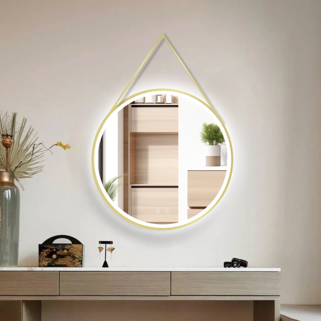 LED-spejl Olympus Guld
