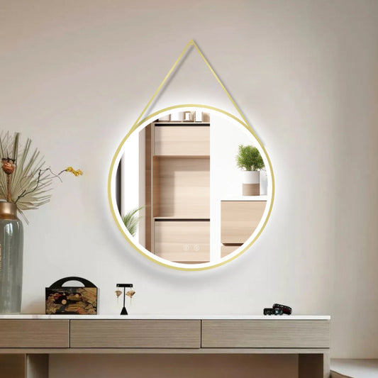LED-spejl Olympus Guld